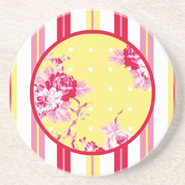 Vintage Cottage Coaster (Front)