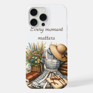 Vintage Cottage core picnic iPhone 15 Pro Max Case
