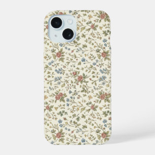 Vintage Cottagecore Ditsy Floral iPhone 15 Case