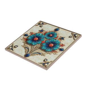 Vintage Cottagecore Farmhouse Decorative Unique Ceramic Tile