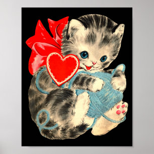 Vintage Cottagecore Retro Valentine Shop Uni Adult Poster