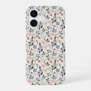Vintage Cottagecore Small Floral Garden iPhone 16 Case