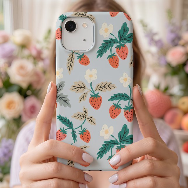 Vintage Cottagecore Strawberry Pattern (Creator Uploaded)