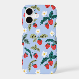 Vintage Cottagecore Strawberry Pattern