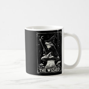 Vintage Cottagecore The Wizard Frog Tarot Card Dar Coffee Mug