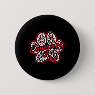 Vintage Cougars School Sports Team Spirit Back To 6 Cm Round Badge