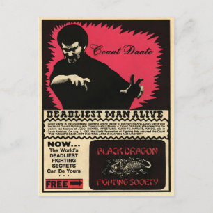 Vintage Count Dante Advertisement Postcard
