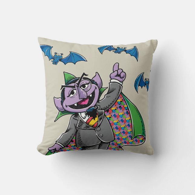 Vintage Count von Count Cushion (Front)