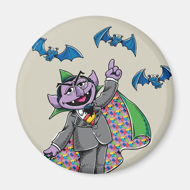Vintage Count von Count Magnet (Front)