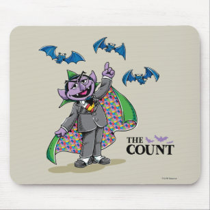 Vintage Count von Count Mouse Pad