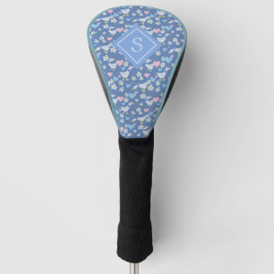 Vintage Country Geese Pattern Monogram Golf Head Cover