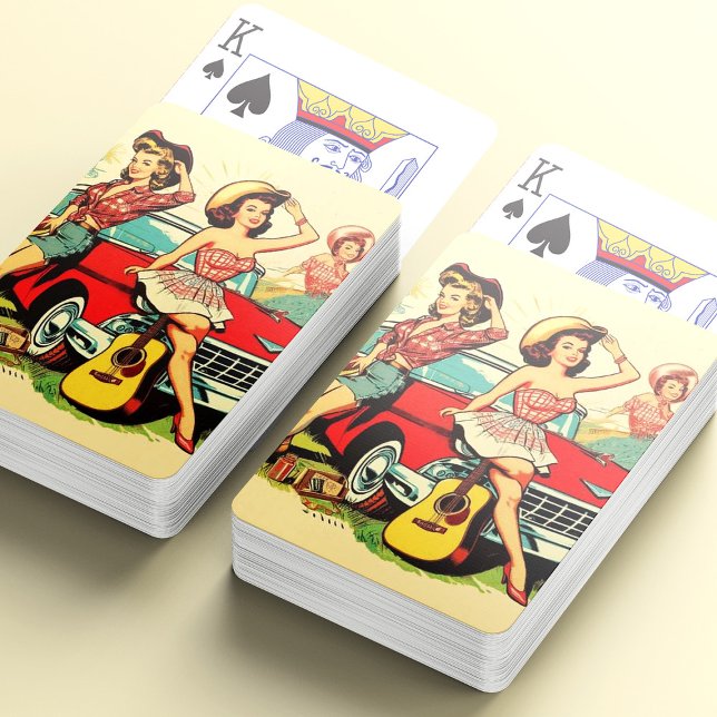 Vintage Country Girls Playing Cards (Creator Uploaded)