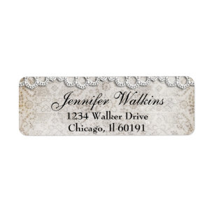 Vintage Country Lace Address Labels