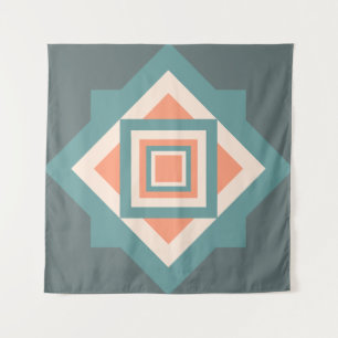 VINTAGE COUNTRY OLD COLORS TAPESTRY