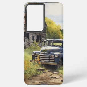 Vintage country pick up phone case