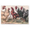 Vintage Country Roosters party tissue