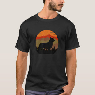 Vintage Country Rugged Retro Sky & Forest Corgi Do T-Shirt