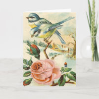 Vintage Country Scene All Occasions Greeting Card