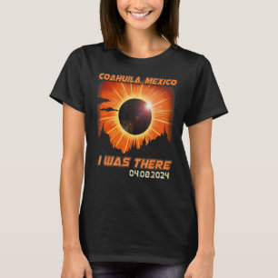 Vintage Countryside Total Solar Eclipse 2024 Coahu T-Shirt