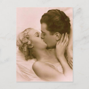 Vintage Couple French Postcard