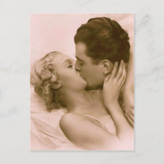 Vintage Couple French Postcard