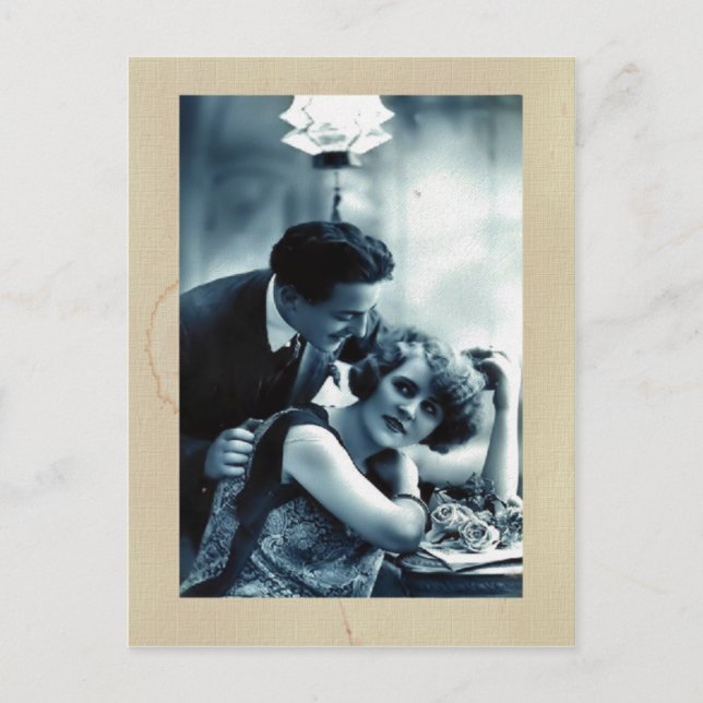 Vintage Couple Postcard (Front)