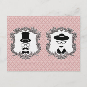 Vintage Couple Postcard