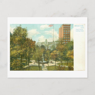Vintage Court Square, Memphis, Tennessee Postcard