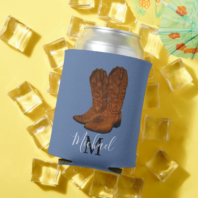 Vintage cowboy boots can cooler (In Situ Summer)