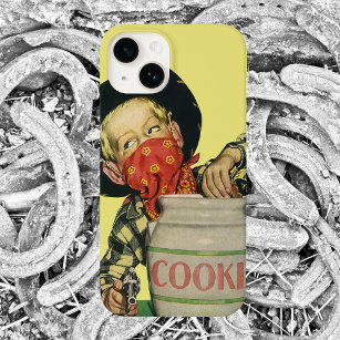 Vintage Cowboy, Hand in the Cookie Jar Case-Mate iPhone Case