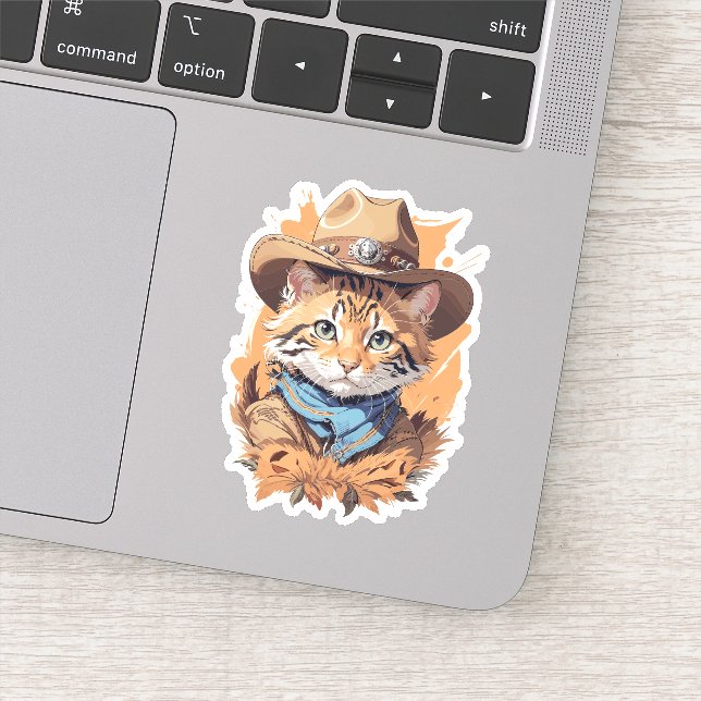 Vintage Cowboy Kitten Design (Detail)