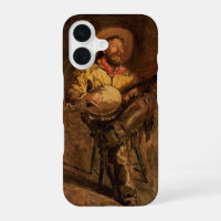 Vintage Cowboy Singing by Thomas Eakins