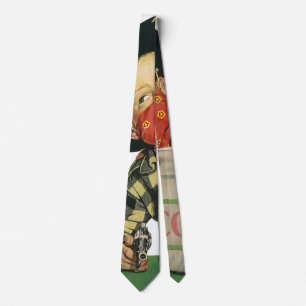 Vintage Cowboy Toy Gun Hand in the Cookie Jar Tie