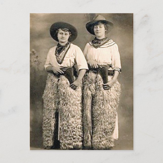 Vintage Cowboys 24 Postcard (Front)