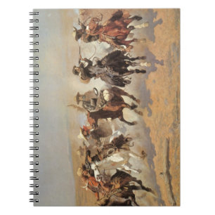 Vintage Cowboys, A Dash For Timber by Remington Notebook