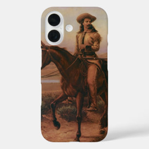 Vintage Cowboys, Buffalo Bill on Charlie by Cary iPhone 16 Case