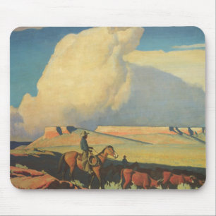 Vintage Cowboys, Open Range by Maynard Dixon Mouse Pad