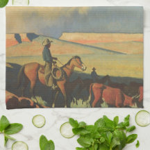 Vintage Cowboys, Open Range by Maynard Dixon