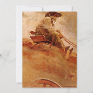 Vintage Cowboys, The Ore Wagon by NC Wyeth