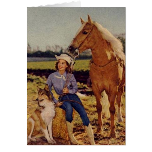 Vintage Cowgirl (Front)