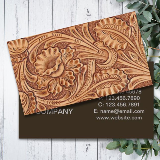 vintage cowgirl fashion southwestern leather business card (vintage cowgirl fashion southwestern leather business card)