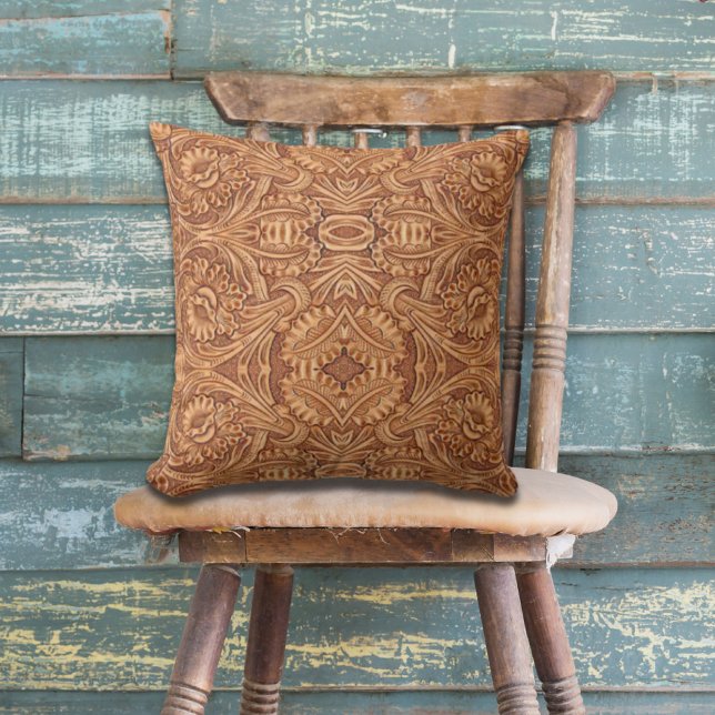 vintage cowgirl fashion southwestern leather cushion (Creator Uploaded)