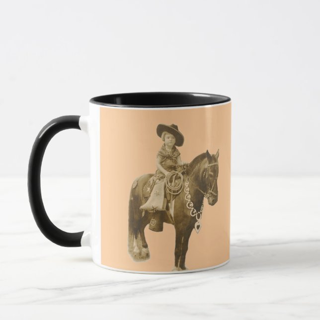 VINTAGE COWGIRL MUG (Left)