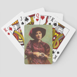 Vintage Cowgirl Playing Cards
