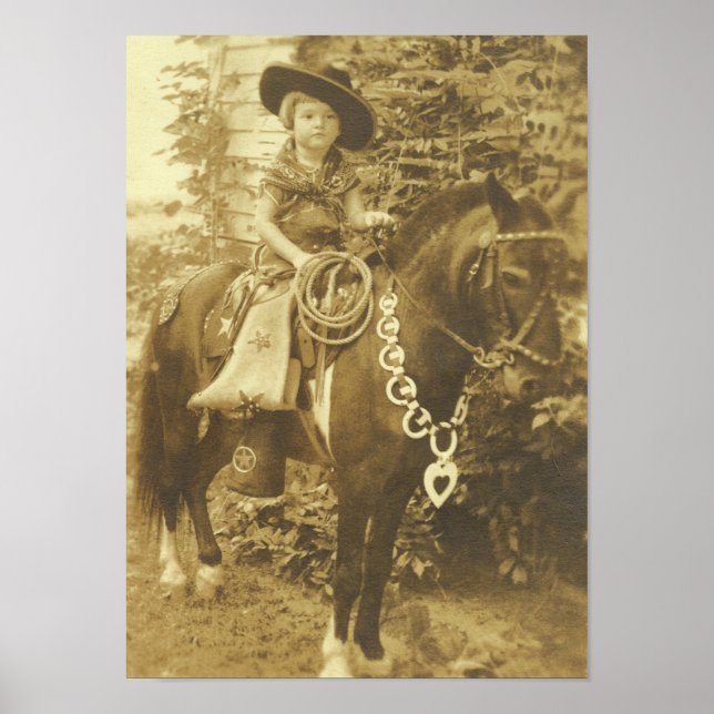 VINTAGE COWGIRL WESTERN  POSTER (Front)