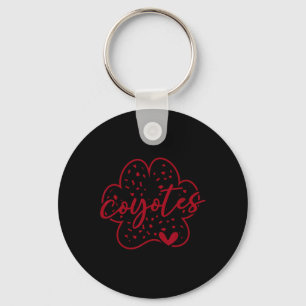 Vintage Coyotes School Spirit Team Pride Back To S Key Ring