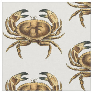Vintage Crab Fabric