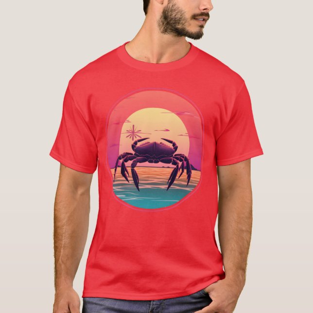 Vintage Crab Lovers gift T-Shirt (Front)