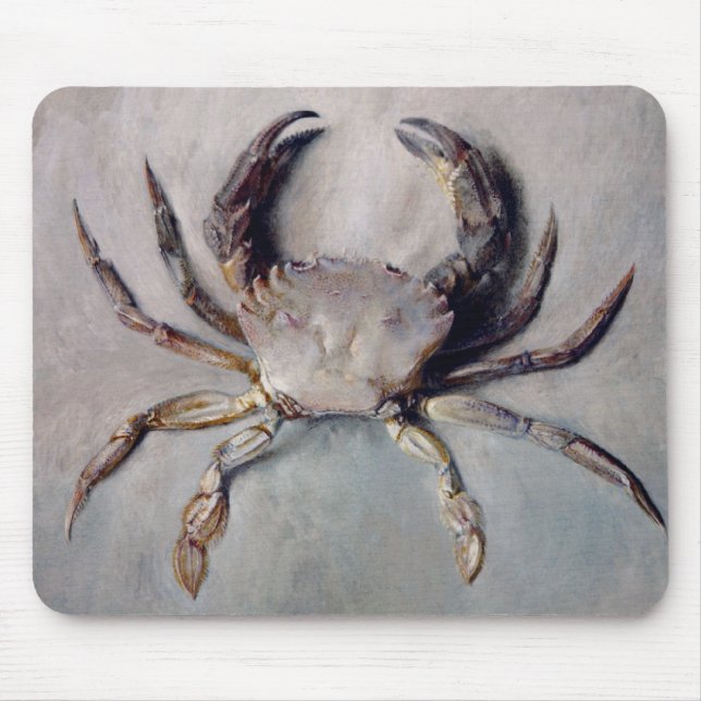 Vintage Crab Painting Mouse Pad (Front)