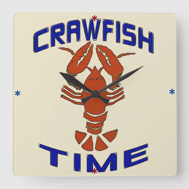 Vintage Crawfish Time Clock (Front)